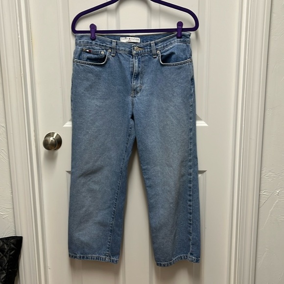 Vintage Tommy Hilfiger‎ Straight Leg Mom Jean Crop - Size 8 - Picture 1 of 8